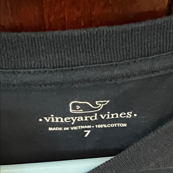 Vineyard Vines Kids Navy Long Sleeve Tee - Picture 3 of 3
